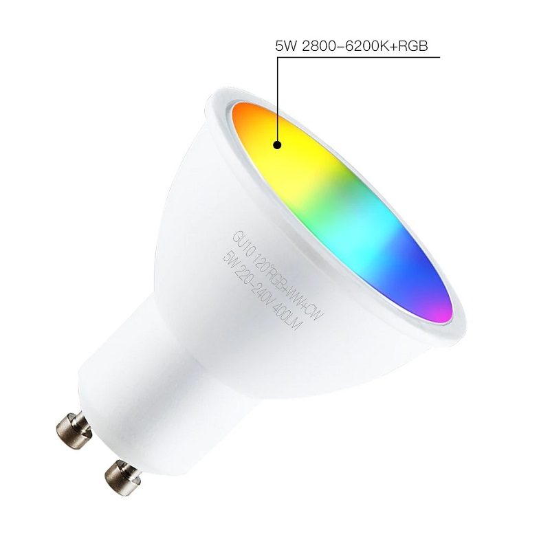 MOES Tuya WiFi Smart Bulb RGBW GU10